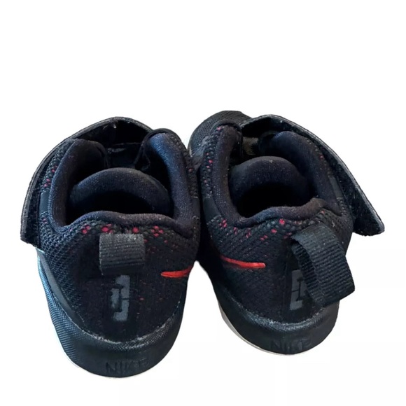 Nike LeBron James XIV Toddler Sneakers Size 7C Authentic (TD) Black/Red - Picture 3 of 6